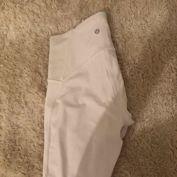 White Lululemon Leggings - Picture 8 of 11